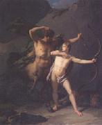 Baron Jean-Baptiste Regnault The Education of Achilles by the Centaur Chiron (mk05) Sweden oil painting reproduction